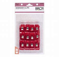 Birch Wonder Clips Large 24Pk