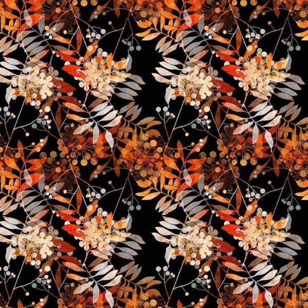 Reflections of Autumn Night Garden 3RA-1