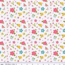 Sweet Baby Girl Floral C8194 White