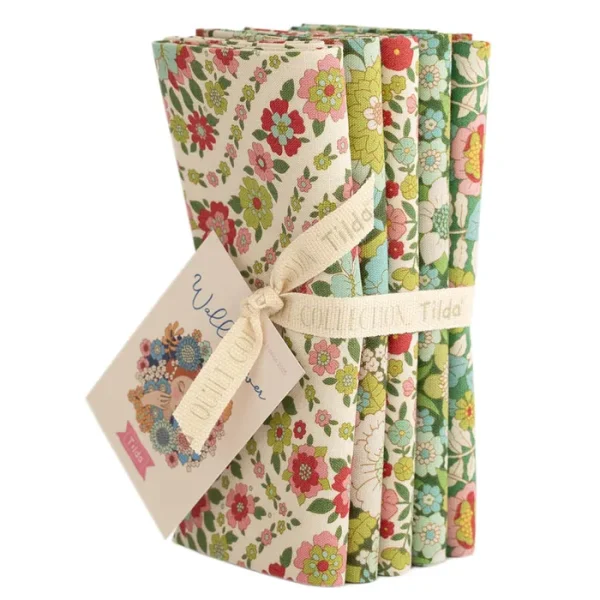 quilters_closet_tilda_wallflower_fat_quarter_bundle_green_patchwork_fabric_online_melbourne_victoria_australia